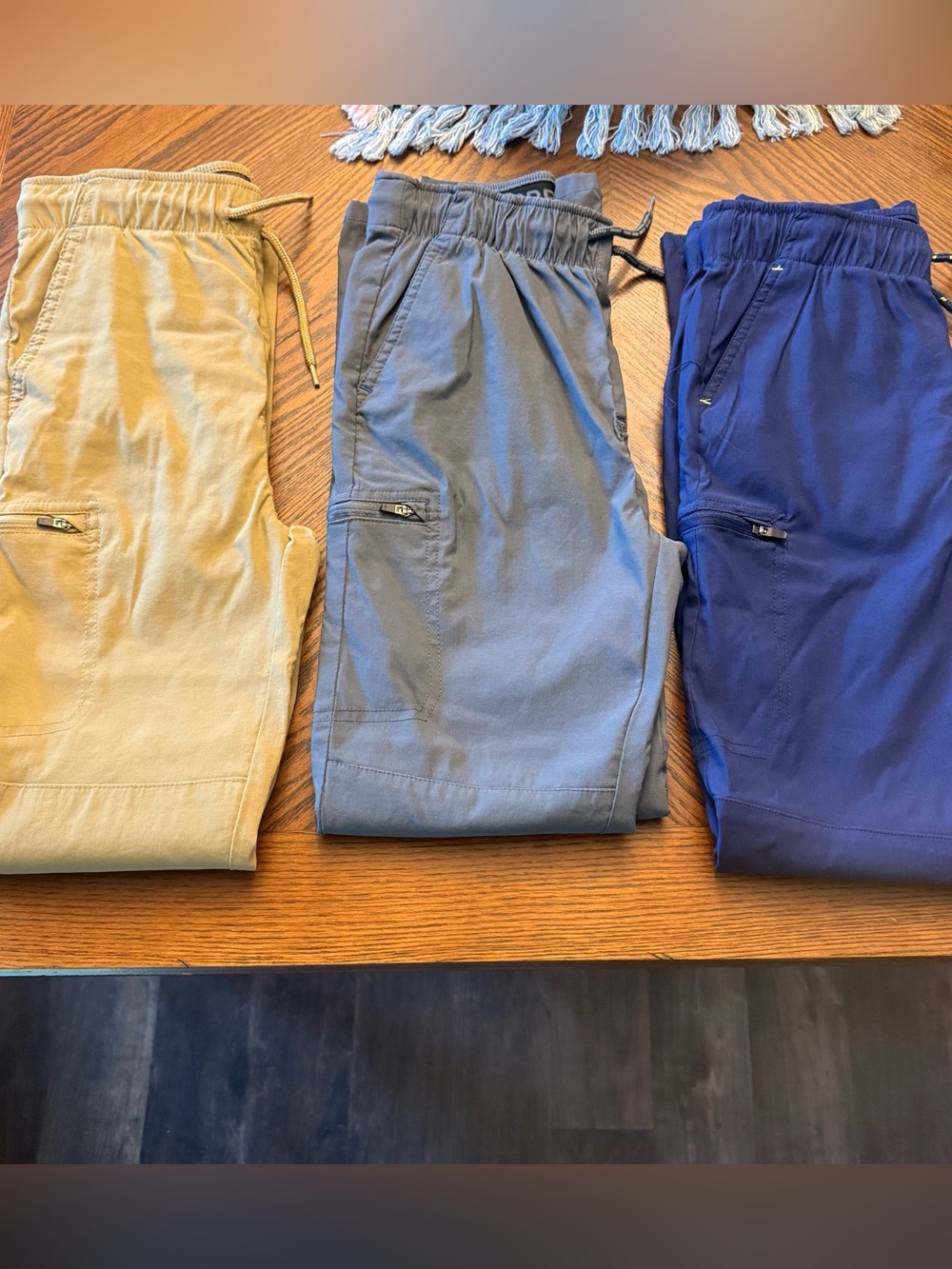 WeatherProof Vintage Youth (Med 10/12) Tech Pants, Lot Of 3 - Navy, Gray, Tan